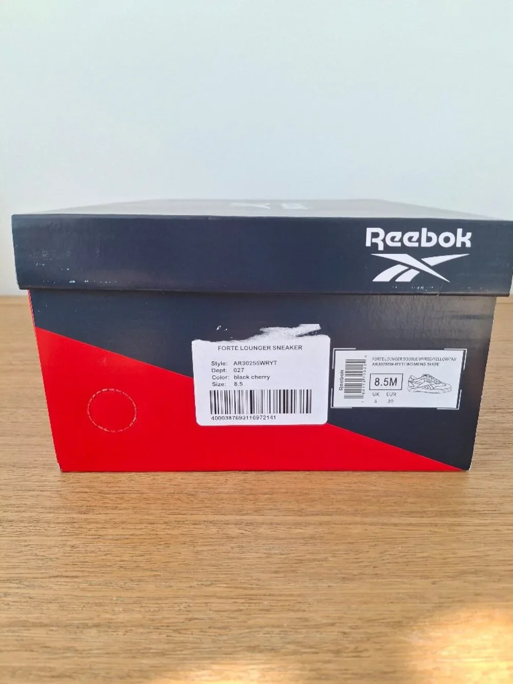 (New) Reebok – Forte Lounger Double Up Suede Sneakers (Black Cherry) – Women 8.5